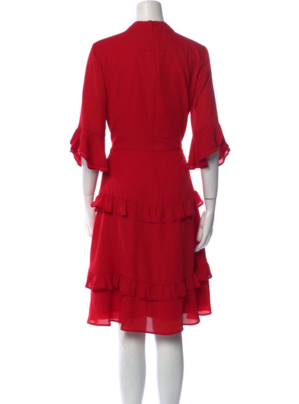 Mikael Aghal Tie Neck Dress