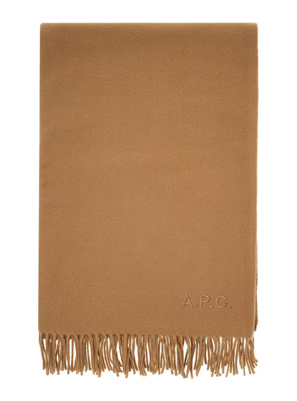 A.P.C. alix brodée wool scarf