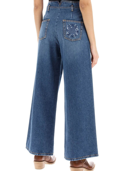 Etro wide leg jeans