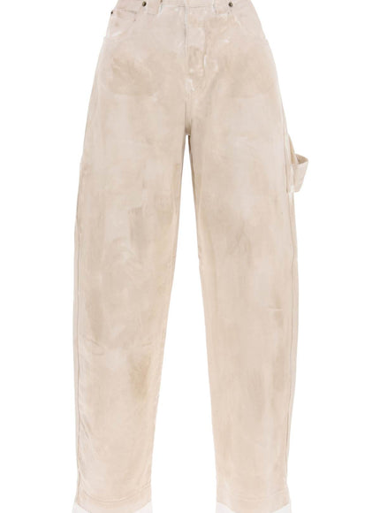 Darkpark audrey marble-effect cargo jeans