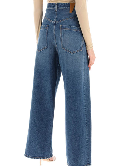 Darkpark 'ines' baggy jeans with folded waistband