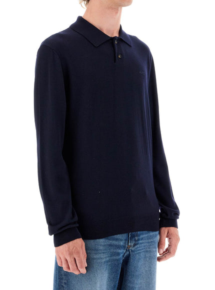 A.P.C. jacob wool pullover polo sweater