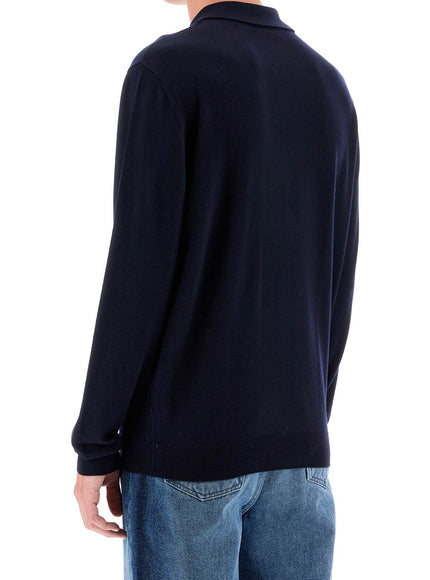 A.P.C. jacob wool pullover polo sweater