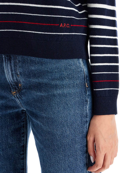 A.P.C. "striped wool billie pullover