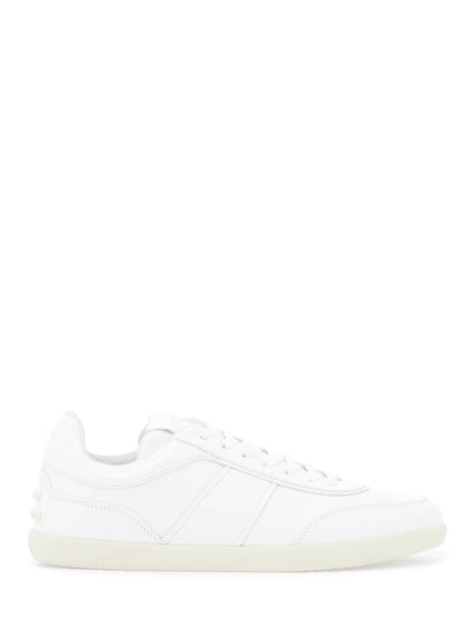 Tod's Leather Tabs Sneakers In White