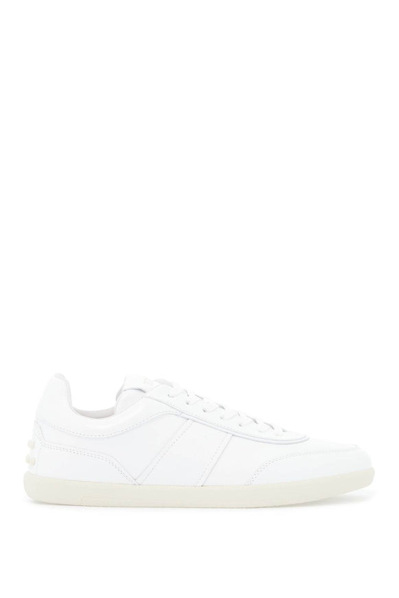 Tod's Leather Tabs Sneakers In White