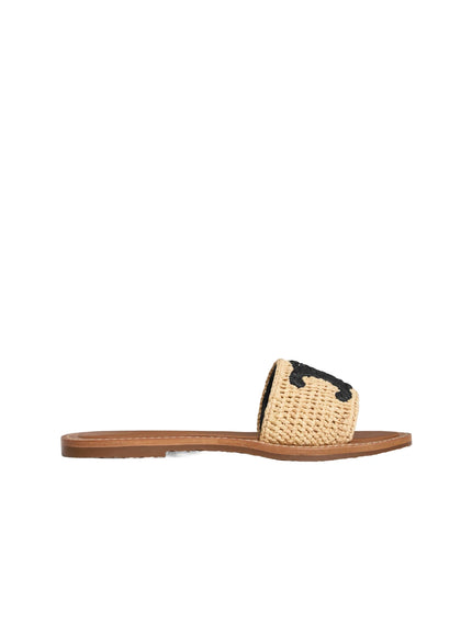 Celine Lympia Mule in Raffia