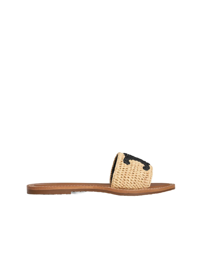 Celine Lympia Mule in Raffia