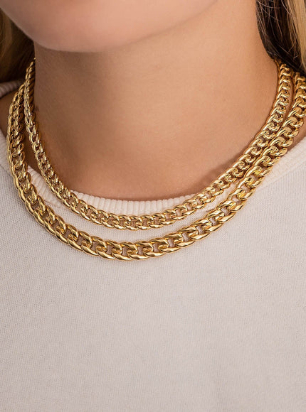 Zoe Lev 14K Large Miami Cuban Link Necklace
