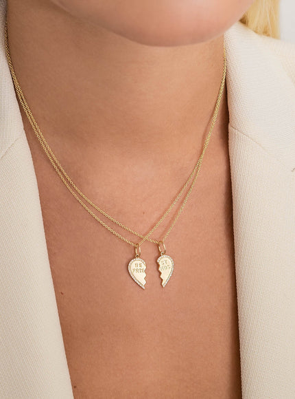 Zoe Lev Best Friend Necklace Set