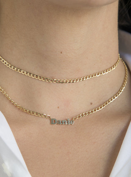 Zoe Lev Cuban Link Choker