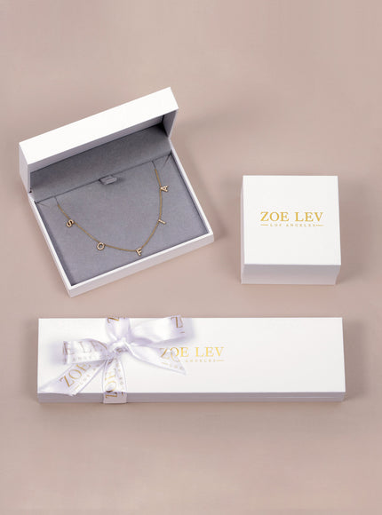 14K Diamond Celestial Necklace