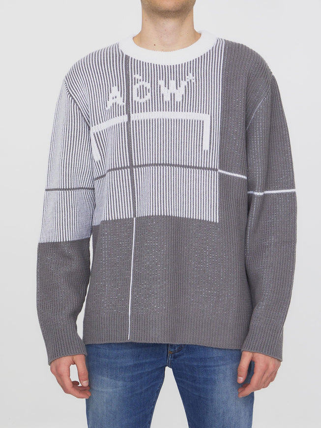 A-cold-wall Grid Sweater - Ellie Belle