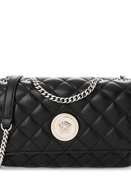Versace Nappa Quilted Medusa Small Chain Shoulder Bag