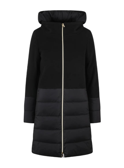 Herno Diagonal Wool and Nuage Parka