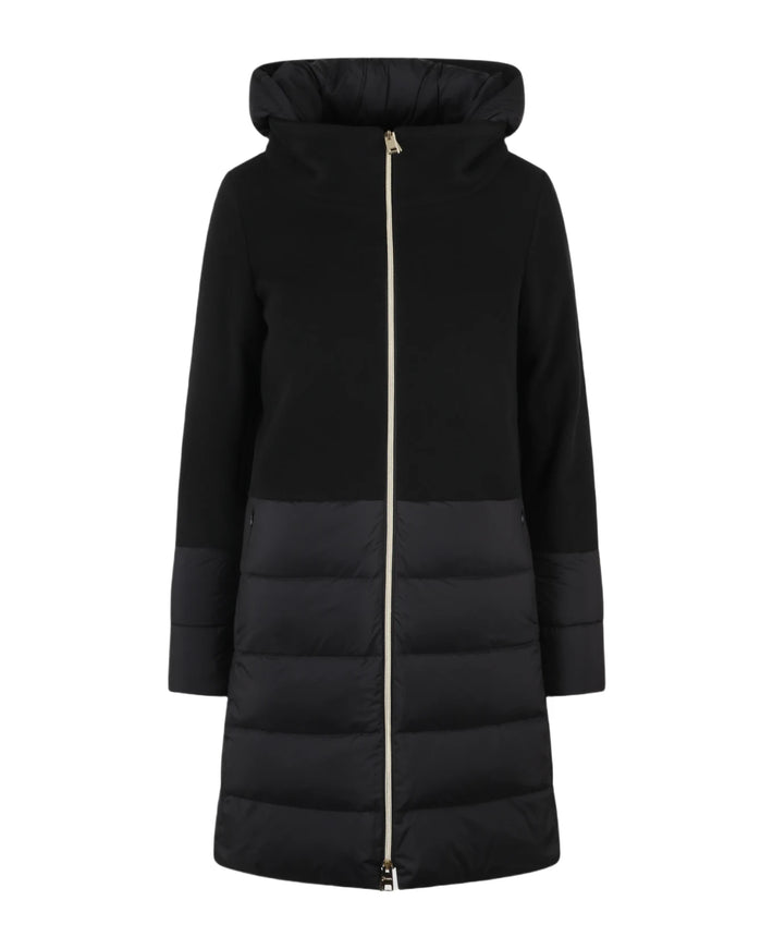 Herno Diagonal Wool and Nuage Parka