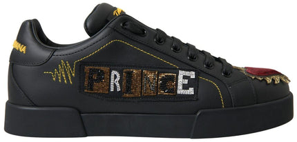 Dolce & Gabbana Men’s Portofino Prince Leather Sneakers