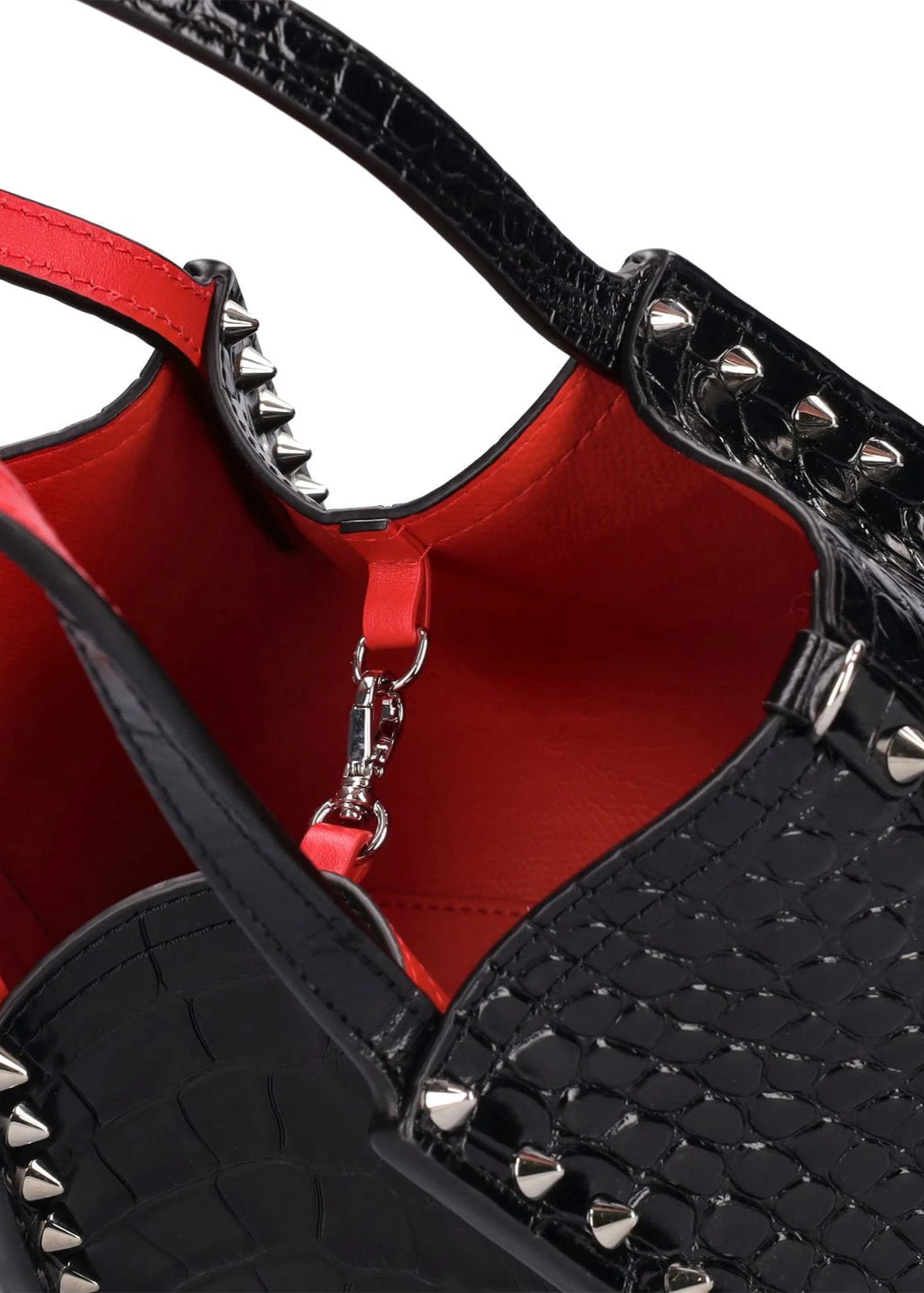 Christian Louboutin Cabarock Mini Tote Bag – Ellie Belle Christian Louboutin Cabarock Mini Tote Bag – Ellie Belle