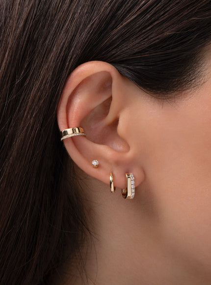 Zoe Lev 4 Prong Diamond Stud Earrings