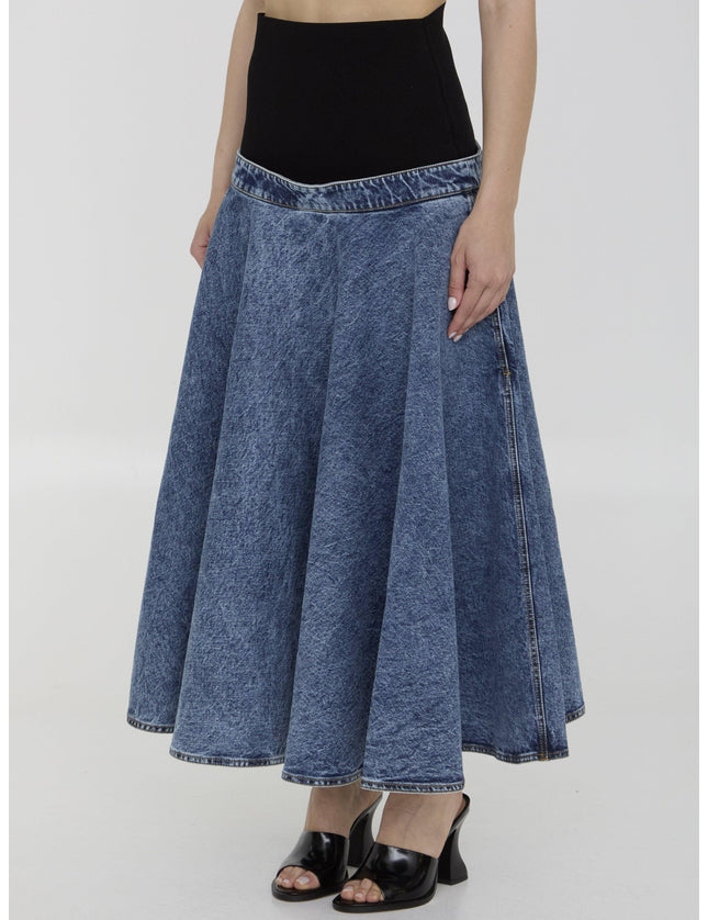 Alaia Skirt With Knit Band - Ellie Belle
