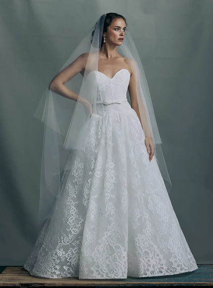 Anne Barge Albertine Chantilly Lace Wedding Gown