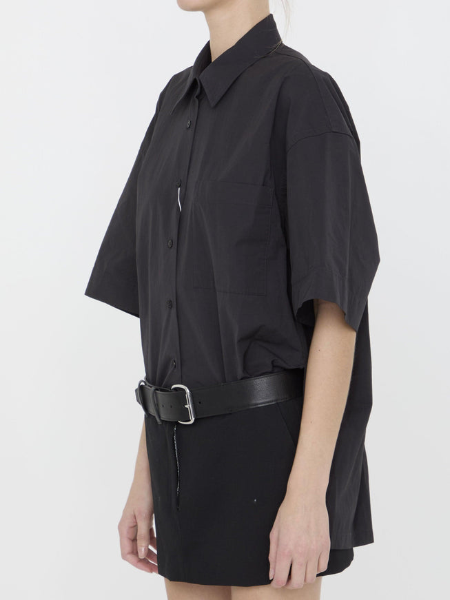 Alexander Wang Belted Mini Shirtdress - Ellie Belle