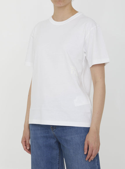 Alexander Wang Cotton T-shirt With Logo - Ellie Belle