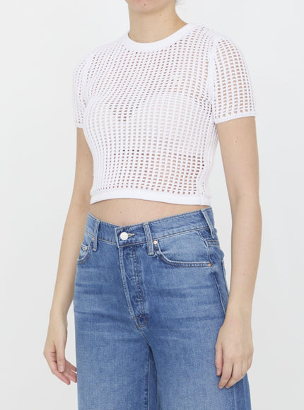 Alexander Wang Crochet T-shirt - Ellie Belle