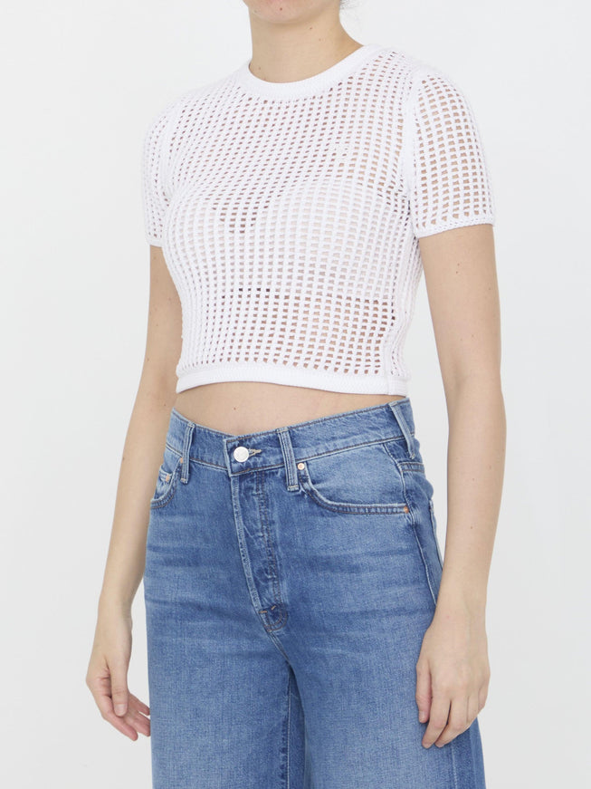 Alexander Wang Crochet T-shirt - Ellie Belle