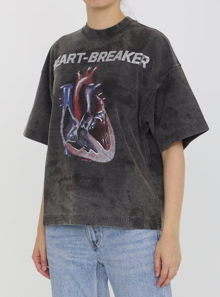 Alexander Wang Heartbreaker T-shirt in Gray - Ellie Belle