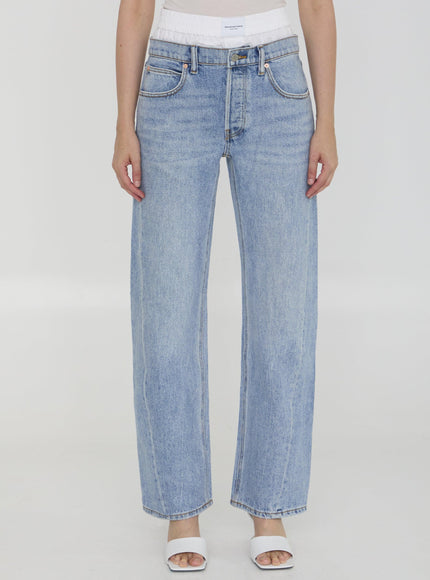 Alexander Wang Jeans With Pre-styled Boxer - Ellie Belle