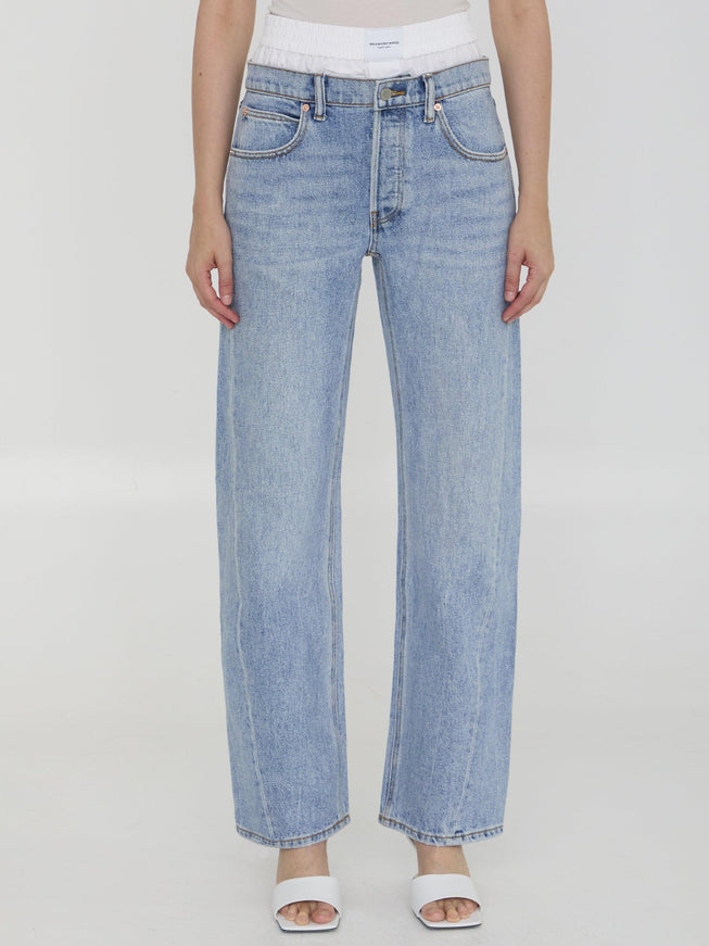 Alexander Wang Jeans With Pre-styled Boxer - Ellie Belle