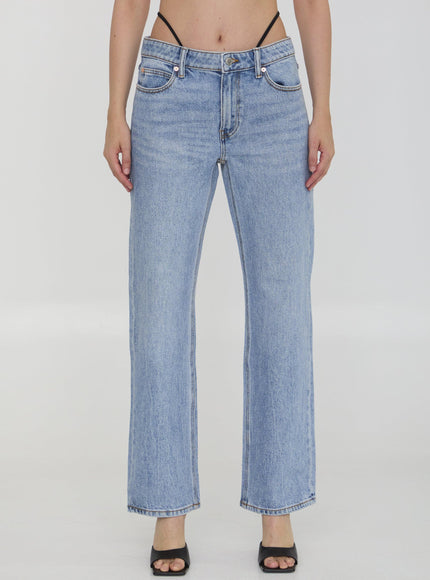 Alexander Wang Jeans With Pre-styled Thong - Ellie Belle