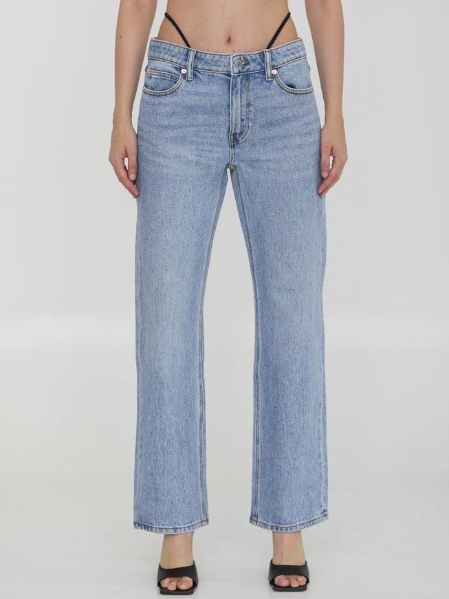 Alexander Wang Jeans With Pre-styled Thong - Ellie Belle