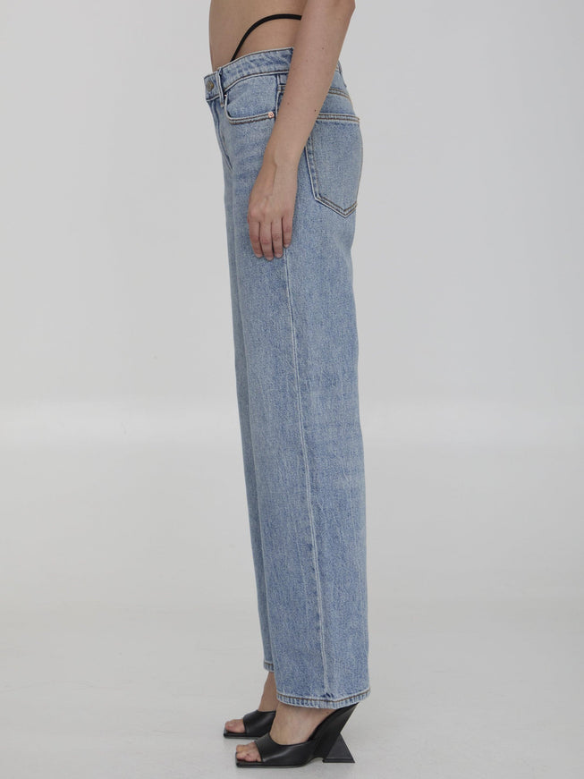 Alexander Wang Jeans With Pre-styled Thong - Ellie Belle