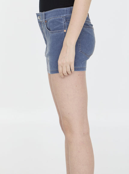 Alexander Wang Miniskirt In Denim Trompe-l'oeil - Ellie Belle