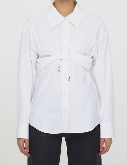 Alexander Wang Ruched White Shirt - Ellie Belle