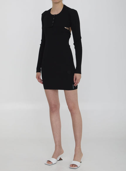 Alexander Wang Twin-set Dress With Cropped Cardigan - Ellie Belle