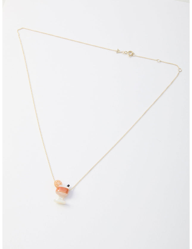 Aliita Cocktail Necklace In Mother of Pearl - Ellie Belle