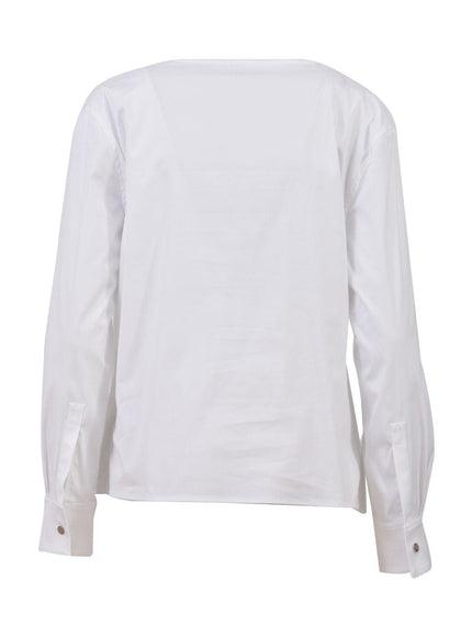 Alyx White Wrap Shirt - Ellie Belle