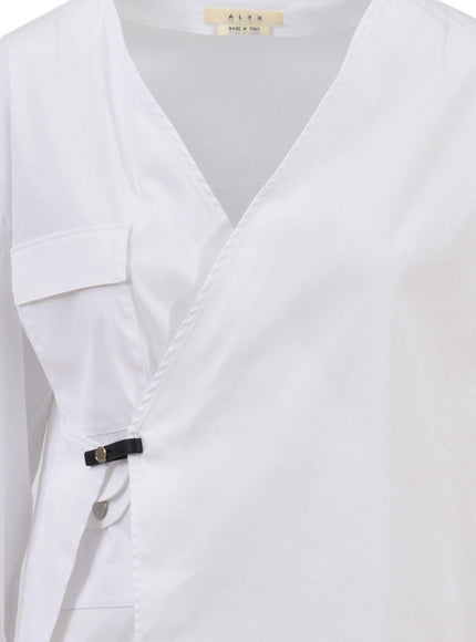 Alyx White Wrap Shirt - Ellie Belle