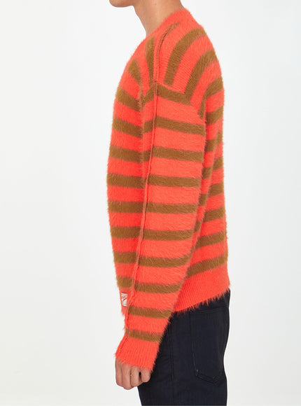 Andersson Bell Orange And Beige Striped Jumper - Ellie Belle