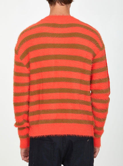 Andersson Bell Orange And Beige Striped Jumper - Ellie Belle