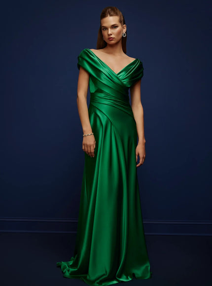 Anne Barge Black Label Augustus Column Gown