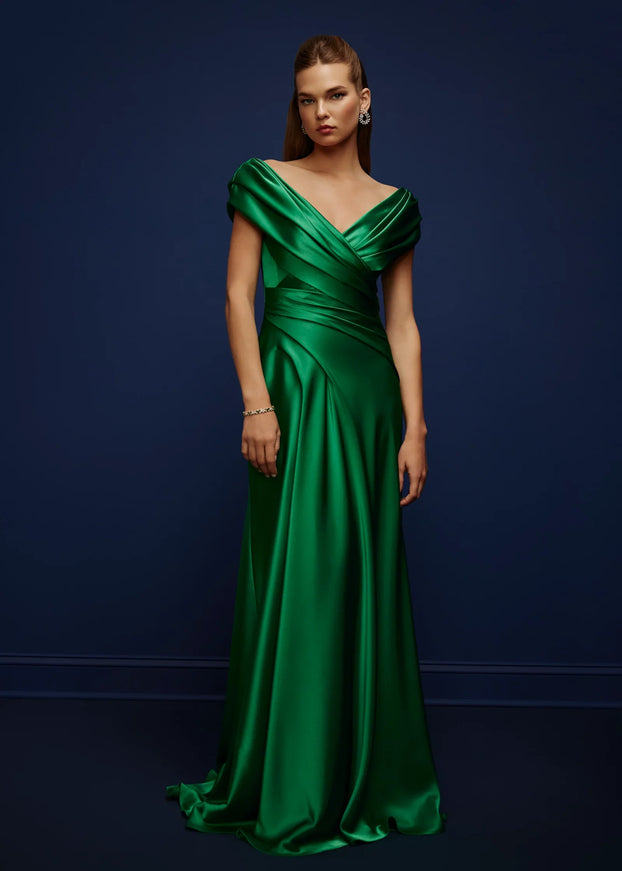Anne Barge Black Label Augustus Column Gown