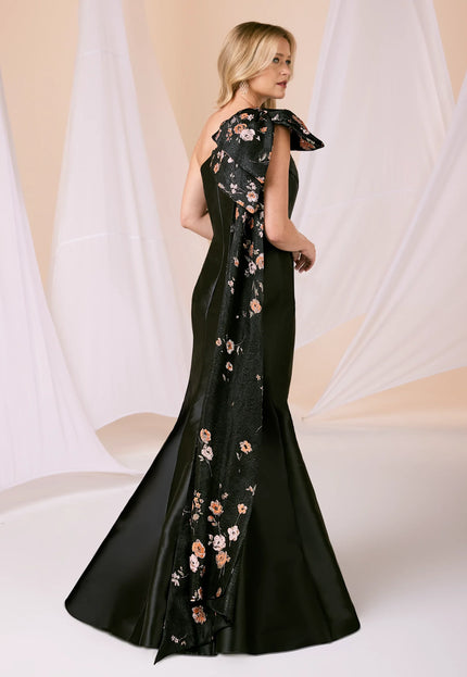 Anne Barge Hollis Mikado Gown with Detachable Bow
