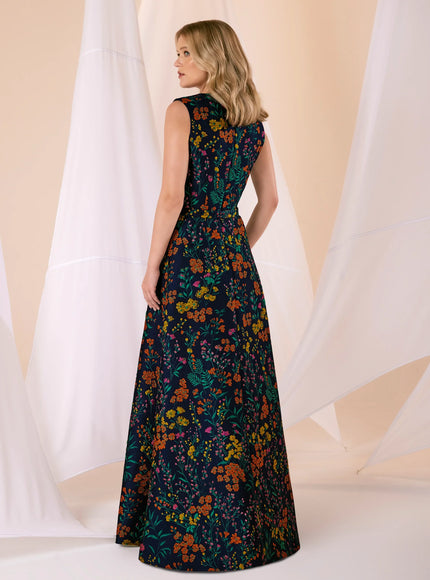 Anne Barge Parker Wildflower Jacquard A-Line Gown