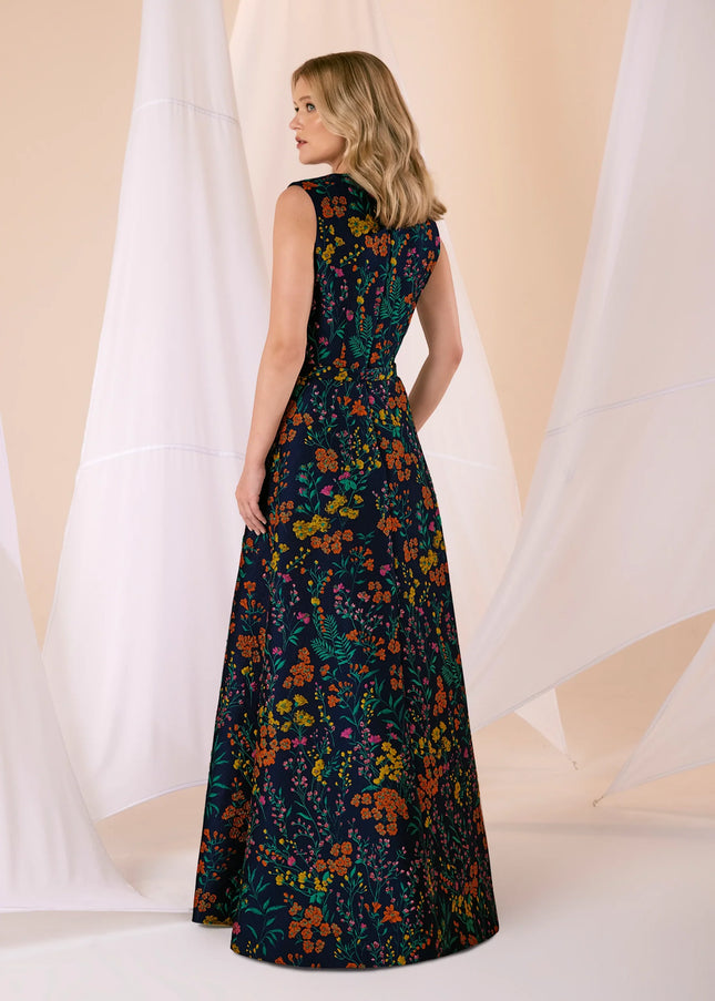 Anne Barge Parker Wildflower Jacquard A-Line Gown