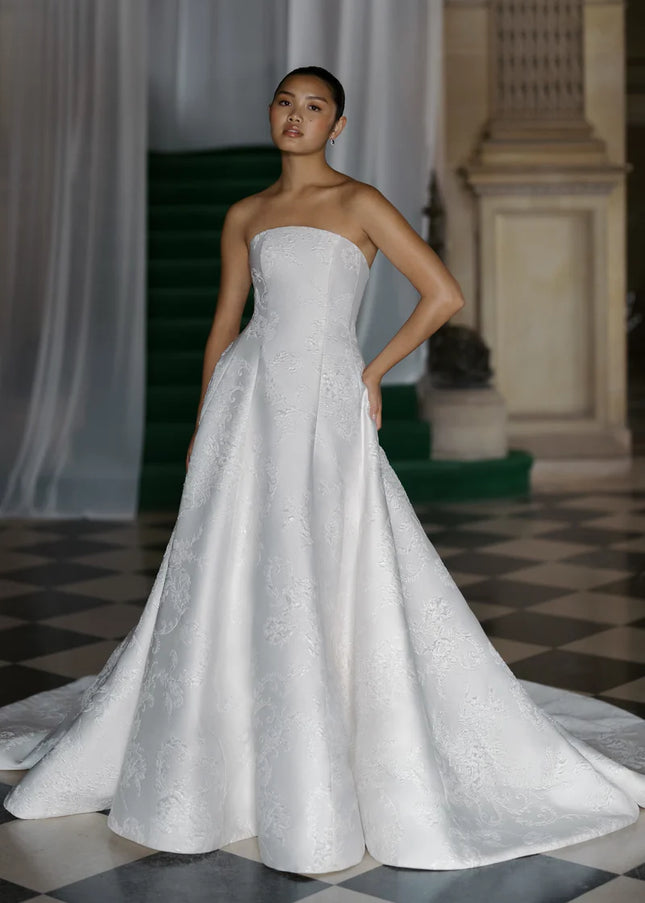 Anne Barge Penn Strapless A-Line Wedding Gown