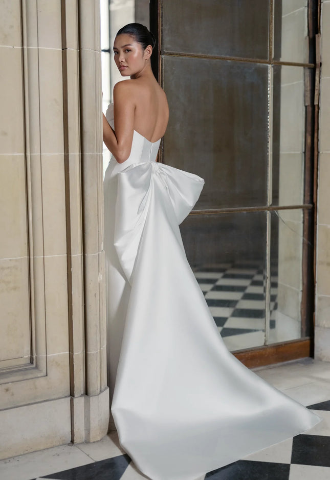 Anne Barge Rodgers Mikado Scuba Wedding Gown